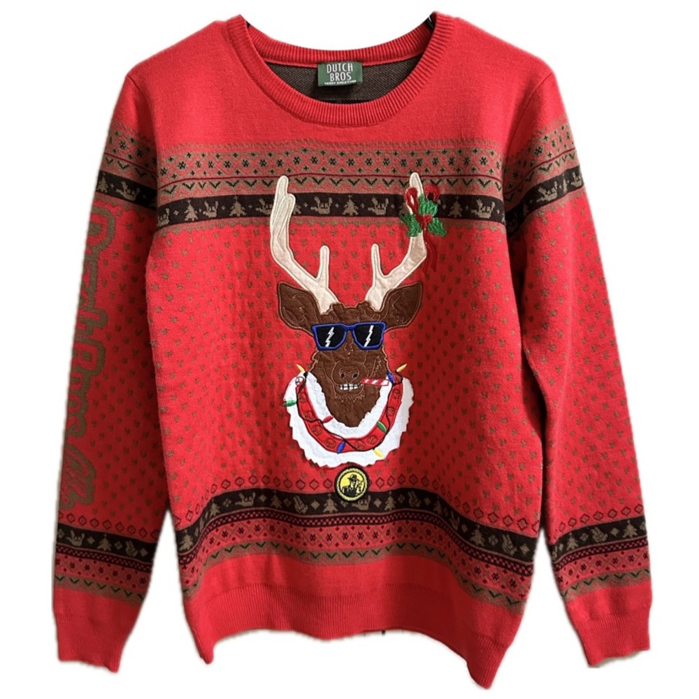 Dutch Bros | OLD SCHOOL Christmas Sweater